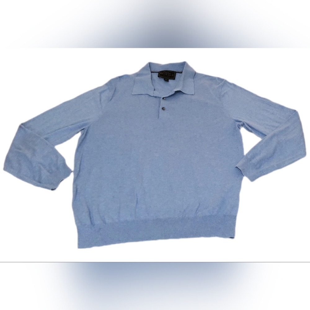 Jos. A. Bank Reserve Men's Long Sleeve Polo Sweater XL - Picture 1 of 8